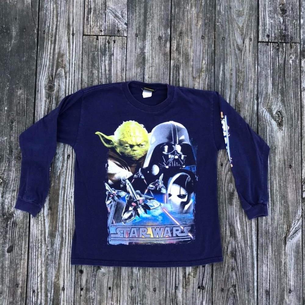 Vintage 00's Star Wars Clone Wars Long Sleeve Tee